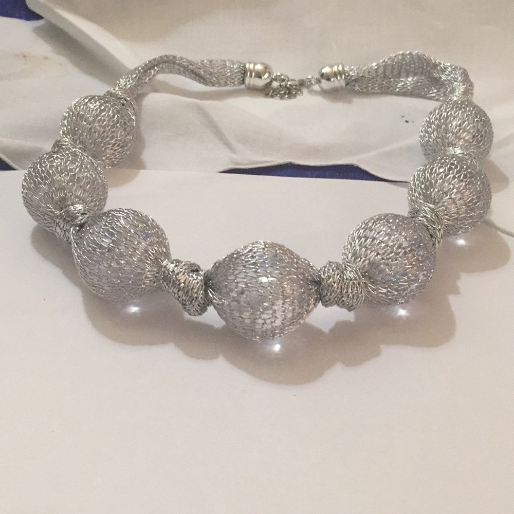 Silver ball made with nice nets cotton - Picture 8 of 8